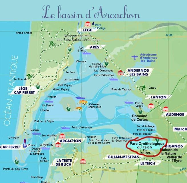 Apartamento Lou Cachotte Le Teich Exterior foto